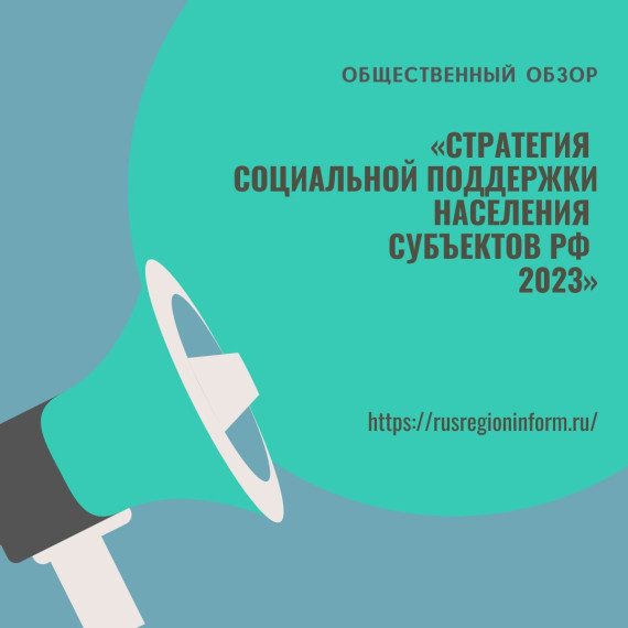 Стратегия социальной поддержки населения субъектов РФ 2023.